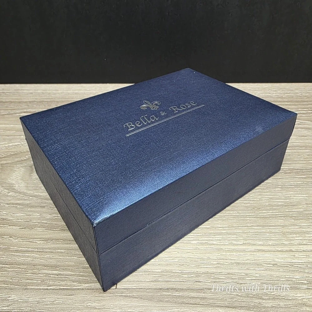 Bella & Rose Gift Set - Men's Watch, Pen, Business Card Holder Gift‎ Set - New